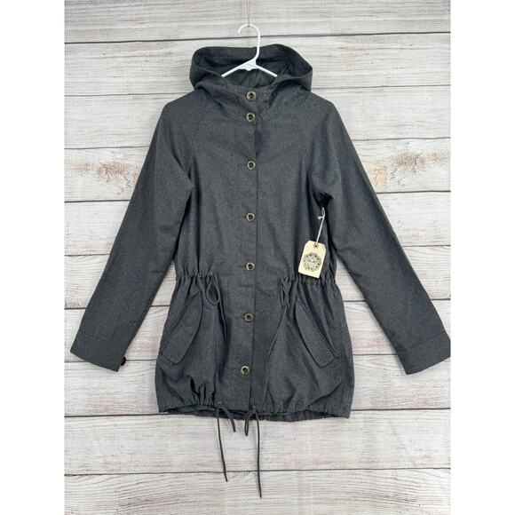 Obey Propaganda Sierra Army Wool Blend Jacket Womens XS Gray - Picture 1 of 15